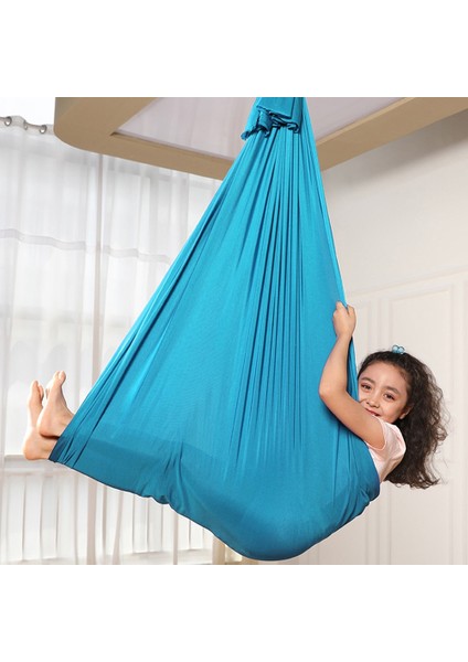 Mavi Göl Stili Çocuklar Pamuk Açık Kapalı Salıncak Hamak Sarılmak Için Duyusal Çocuk Terapisi Yumuşak Elastik Koli Sabit Koltuk Salıncak (Yurt Dışından) fırsatları