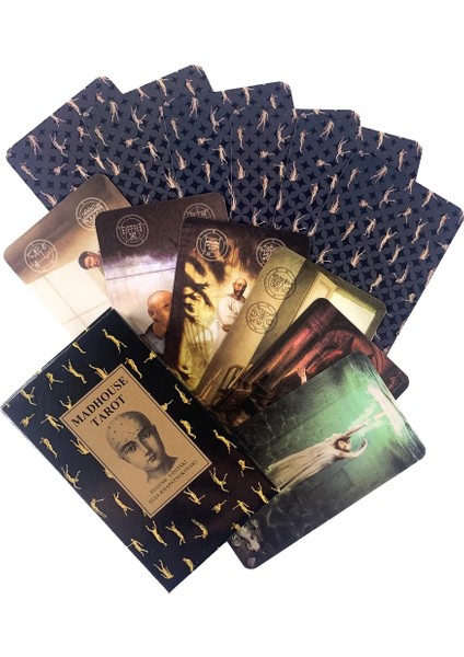 Ordu Yeşili Tarzı Madhouse Tarot Güverte Yüksek Li Ingilizce Versiyon Fal Tarot Kartları Deste Arkadaş Parti Eğlence Masa Oyunu Anlatıyor (Yurt Dışından) fiyatları