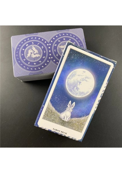 78 Adet TT199 Tarzı Sıcak Satış Tavşan Tarot Kartları Güverte Tahta Oyunu Kart Oyunu Masa Oyunu Falcılık Oracle Mansion Tarot (Yurt Dışından) modelleri