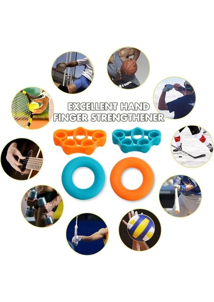 Yeşil Stil 3 Renk Parmak El Kavrama Genişletici Egzersiz Sapları Mukavemet Direnci Eğitimi Fitness Parmak Uygulaması Için Silikon Halka Tutucu (Yurt Dışından) modelleri