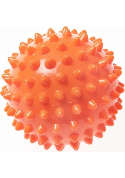 Turuncu Tarzı Fitness Pvc Sert Dikenli Masaj Topu Kabartma Plantar Fasiit El Ayak Eğitimi Kavrama Topu Taşınabilir Fizyoterapi Başak Topu 7cm (Yurt Dışından)
