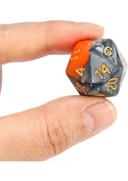 F Kırmızı Sarı Stil 7 Adet Zar Seti Çokyüzlü Karışık Renkli Zar Rpg Rol Oynayan Oyun Masa Oyunu Zar Seti + Saklama Çantası (Yurt Dışından) indirimleri