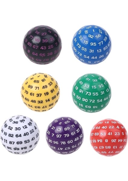 Gn Stili Ded Çokyüzlü Zar D100 Masa Tahtası Rol Yapma Oyunu Için Çok Taraflı Akrilik Zar Bar Pub Club Party (Yurt Dışından) fiyatları