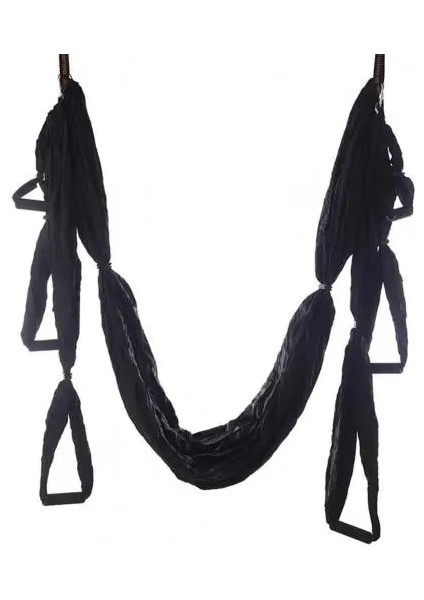 Siyah Stil Yetişkin Anti-Yerçekimi Hava Yoga Hamak Salıncak Kapalı Salıncak Hamak Için Fitness Ekipmanları Anti-Yerçekimi Yoga Hamak Home Gym Yoga (Yurt Dışından)