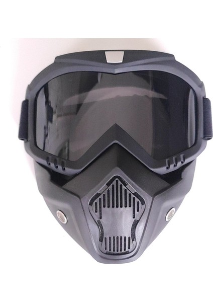 Sarı Lens Stili Bisiklet Sürme Motokros Güneş Gözlüğü Kayak Snowboard Gözlük Maskesi Gözlük Kask Taktik Rüzgar Geçirmez Motosiklet Gözlük Maskeleri (Yurt Dışından)