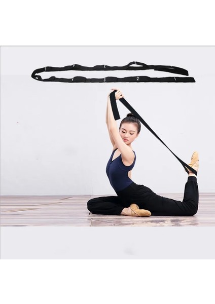 Sarı Stil Yoga Çekme Kayışı Kemer Polyester Lateks Elastik Latin Dansı Germe Bandı Döngü Yoga Pilates Gym Fitness Egzersiz Direnç Bantları (Yurt Dışından) fiyatları