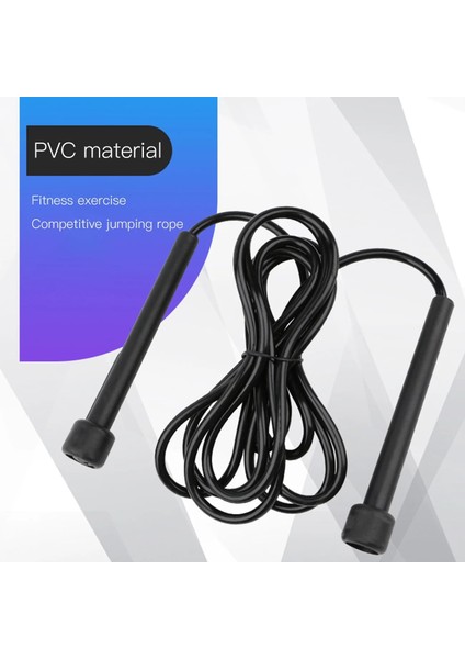 Siyah Stil Hız Atlama Ipi Profesyonel Erkek Kadın Spor Salonu Pvc Ip Atlama Ipi Ayarlanabilir Fitness Ekipmanları Muscle Guantoni Da Boks Mma Eğitimi (Yurt Dışından) fiyatları