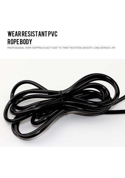 Siyah Stil Hız Atlama Ipi Profesyonel Erkek Kadın Spor Salonu Pvc Ip Atlama Ipi Ayarlanabilir Fitness Ekipmanları Muscle Guantoni Da Boks Mma Eğitimi (Yurt Dışından) modelleri