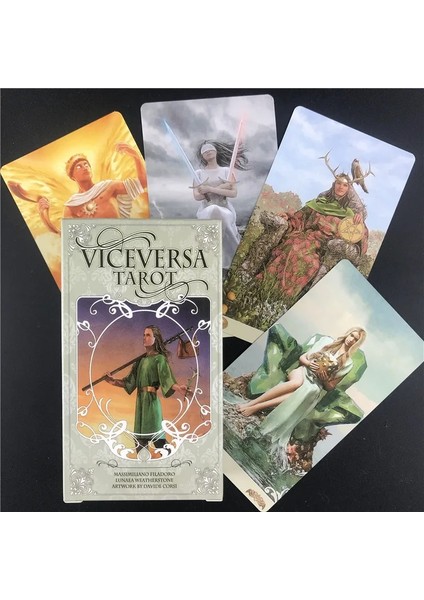 52 Adet TS22 Tarzı Vice Versa Tarot Kiti Tarot Kartları Aile Buluşması Partisi Oyun Kartları Için Oracle Güverte Tahta Oyunları (Yurt Dışından) fiyatları