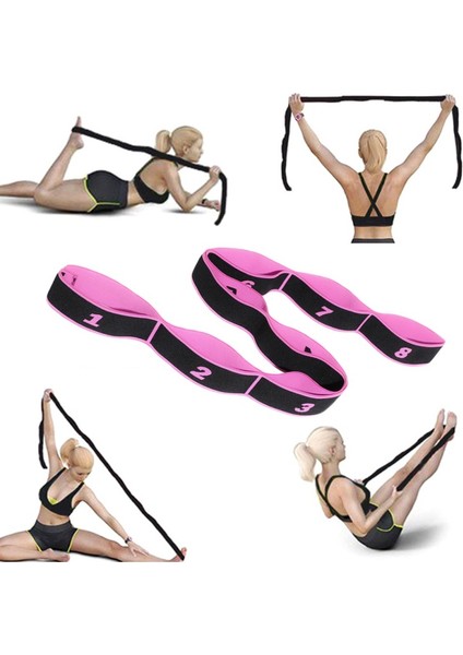 Yb Tarzı Yoga Çekme Kayışı Kemer Fitness Ekipmanları Direnç Bandı Elastik Fitness Band Spor Salonu Egzersiz Eğitimi Bantları Yoga Germe Kemeri (Yurt Dışından)