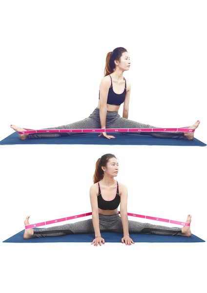 Yb Tarzı Yoga Çekme Kayışı Kemer Fitness Ekipmanları Direnç Bandı Elastik Fitness Band Spor Salonu Egzersiz Eğitimi Bantları Yoga Germe Kemeri (Yurt Dışından)