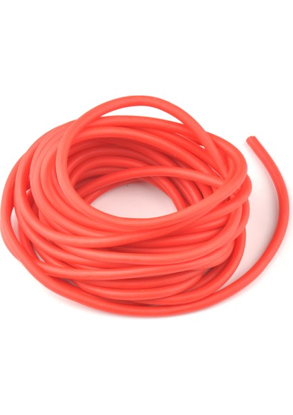 Kırmızı Stil 5 Metre 4.5mm * 5m Açık Doğal Lateks Kauçuk Tüp Streç Elastik Sapan Değiştirme Bandı Mancınıklar Sling Kauçuk (Yurt Dışından)