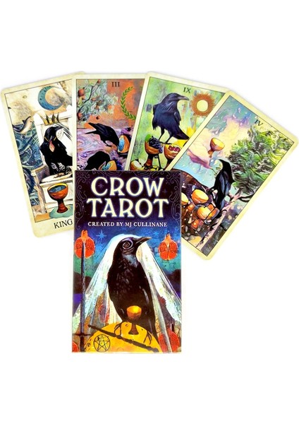 78 Adet TX71 Tarzı 2021 Yeni Stil Karga Tarot Kartları Mistik Rehberlik Kehanet Eğlence Partileri Masa Oyunu Supporteetsbox (Yurt Dışından) fiyatları