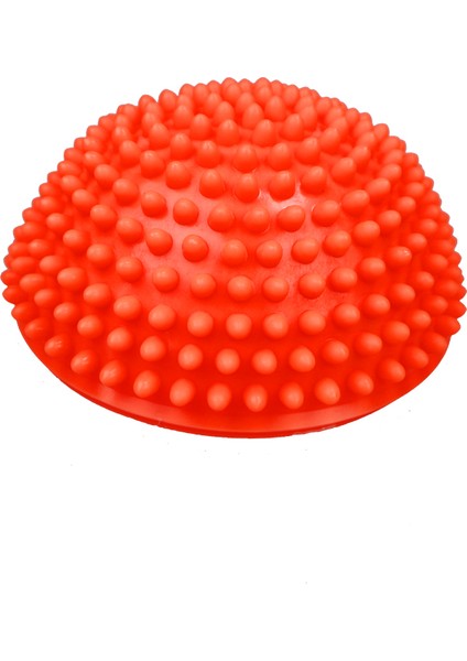 Turuncu Tarzı 16CM Yoga Topu Pvc Şişme Masaj Noktası Yarım Fit Top Denge Eğitmen Sabitleyici Spor Pilates Fitness Dengeleme Topu (Yurt Dışından)