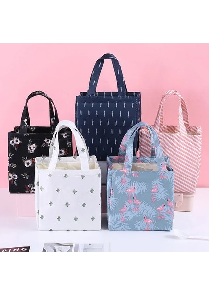 Çiçek Stili 1 Adet Taşınabilir Açık Çanta Su Geçirmez Sofra Yalıtımlı Termal Soğutucu Gıda Konteyner Sepeti Kamp Öğle Yemeği Çantaları Kadınlar Için (Yurt Dışından) modelleri