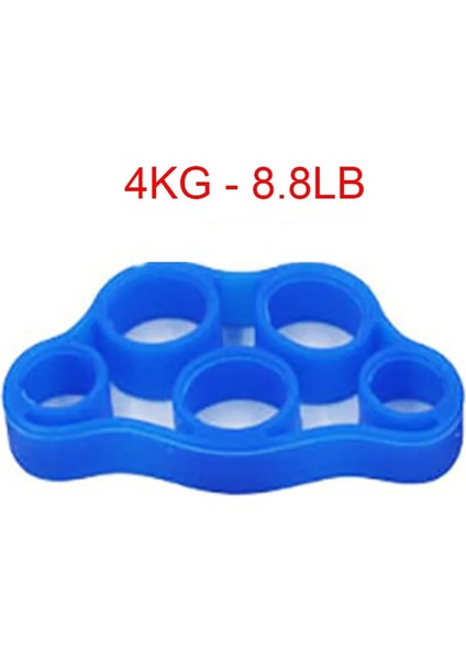 Mavi Stil El Tutucu Silikon Parmak Genişletici Egzersiz El Kavrama Bilek Gücü Eğitmen Parmak Egzersiz Direnç Bantları Fitness (Yurt Dışından)