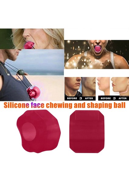 Siyah Stil Silikon Çene Eğitmen Yüz Kas Çiğneme Şekli Cihazı Fitness Topu Boyun Yüz Germe Egzersiz Topu Çene Kas Eğitim Ekipmanları (Yurt Dışından) indirimleri