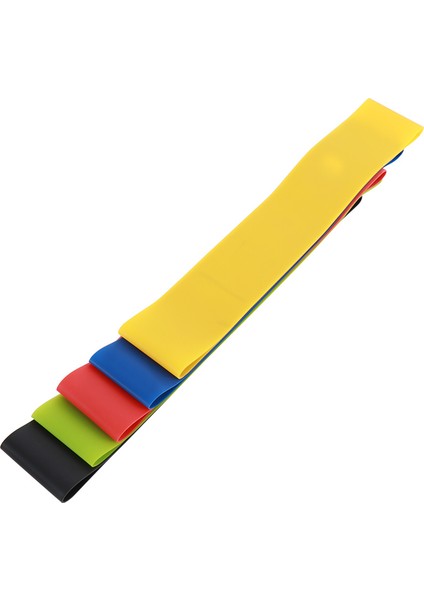 Sarı Stil 5 Renk Fitness Güç Eğitimi Spor Lateks Kol Uyluk Kayışı Sağlık Elastik Spor Vücut Askıları Direnç Bantları Yoga Çekme Kemeri (Yurt Dışından) fırsatları