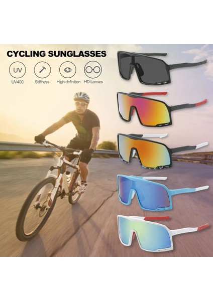 Çoklu Stil Büyük Kare Çerçeve Açık UV400 Bisiklet Güneş Gözlüğü Mtb Bisiklet Gölgeleri Bisiklet Sunglass Spor Koşu Bisiklet Binme Güneş Gözlükleri (Yurt Dışından) fiyatları