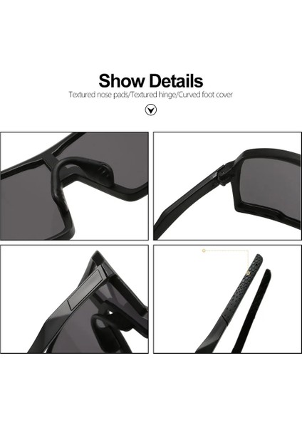 Çoklu Stil Büyük Kare Çerçeve Açık UV400 Bisiklet Güneş Gözlüğü Mtb Bisiklet Gölgeleri Bisiklet Sunglass Spor Koşu Bisiklet Binme Güneş Gözlükleri (Yurt Dışından) indirimleri