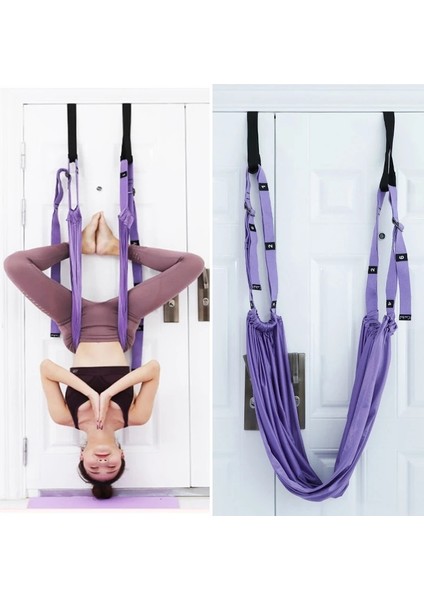 Siyah Stil Havada Yoga Ipi Bacağı Gerdirir Pratik Elastik Streç Çubuğunu Ayırır ve Gerdirmek Için Aşağı Bükülür Yoga Amut Eğitim Cihazı (Yurt Dışından) fiyatları