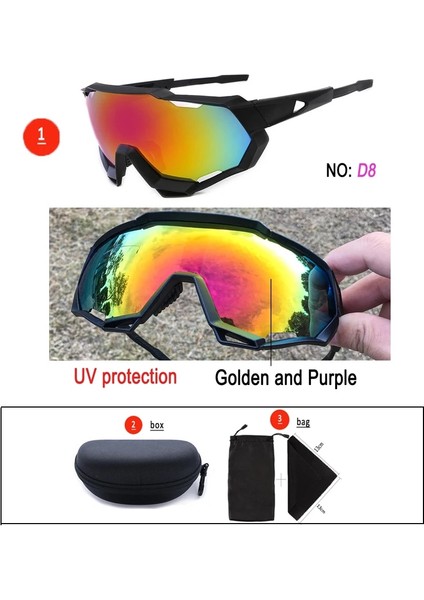 D4-Bag-Box Tarzı Roidismtor Ycling Gözlük Spor Serin Dağ Bisikleti Bisiklete Binme Güneş Gözlüğü Spor Gözlük Gözlük UV400 (Yurt Dışından) fırsatları