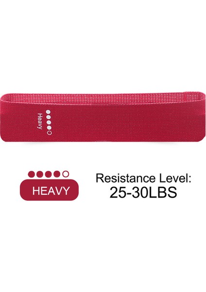Kırmızı 25-30LB-1 Adet Tarzı 5 Direnç Seviyeleri Egzersiz Direnci Kumaş Döngü Bantları Set Kaymaz Egzersiz Kalça Eğitim Bandı Ev Spor Salonu Için Fitness Ekipmanları (Yurt Dışından)
