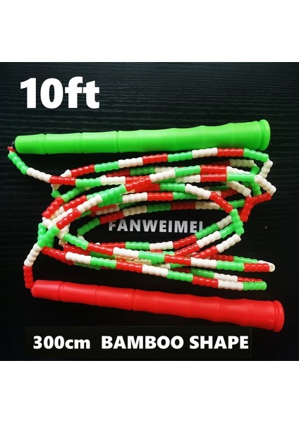 2.6m Sarı Stil Renkli 10FT 300CM Boncuklu Atlama Ipi Yetişkin Çocuklar Için Çift Atlama Için Özel Yapılmış (Yurt Dışından) fiyatları