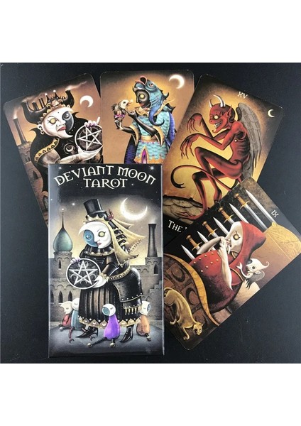 78 Adet TT12 Tarzı Vahşi Bilinmeyen Tarot Güverte Kartı Komik Çocuk Yetişkin Masa Oyunu Kartı Gizem Tarot Poker Seti (Yurt Dışından)
