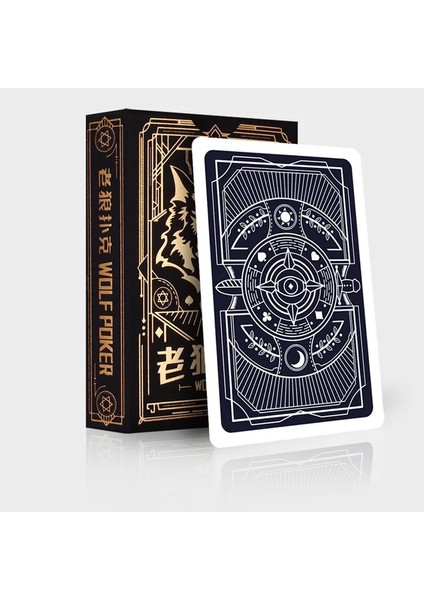 Kurt Tarzı Yüksek Li Kurt Oyun Kartları Parti Eğlence Masa Oyunu Poker Kartları Hediye S665 (Yurt Dışından)