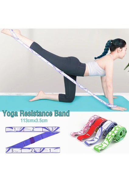 Mor Tarzı 9-Grid Yoga Stretch Kemer Parçalı Dans Şekillendirme Vücut Elastik Halat Eğitimi Yardımcı Direnç Germe Kemeri (Yurt Dışından) fiyatları