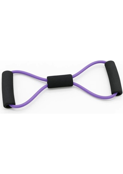 Mor Tarzı Şekil 8 Direnç Bandı Tpe Fitness Yoga Sakız Direnci Lastik Bantlar Çekme Halatı 8 Kelime Kas Eğitimi Borusu Germe Halatı (Yurt Dışından)