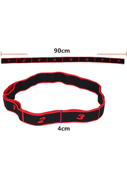 Gri Tarzı 1 Adet Fitness Elastik Yoga Direnç Bandı Spor Salonu Spor Eğitimi Pitales Kemer Streç Latin Dans Bandı (Yurt Dışından) modelleri