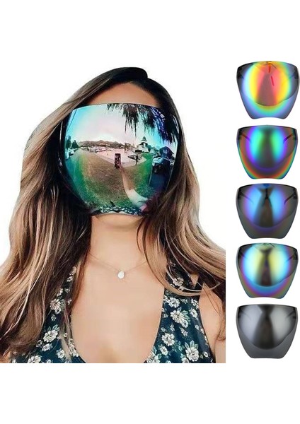 UP062565A Stili Güneş Gözlüğü Kadın Erkek Koruyucu Yüz Koruyucu Gözlük Gözlük Tam Yüz Kaplı Küresel Lens Anti-Sprey Güvenlik Güneş Gözlüğü Erkekler (Yurt Dışından) fiyatları