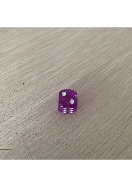 Mor Tarzı Lot Zar Seti 10 Renk Clubpartyaile Oyunları Için Yüksek Li Akrilik Şeffaf Zar 14MM (Yurt Dışından)