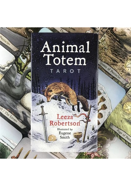 39 Adet TS76 Tarzı Yeni Hayvan Totem Tarot Kartları Komik Masa Oyunu Tarot Güverte Kart Oyunları Oyunu Yetişkinler Kartları Oyunu Rehberlik (Yurt Dışından) fırsatları