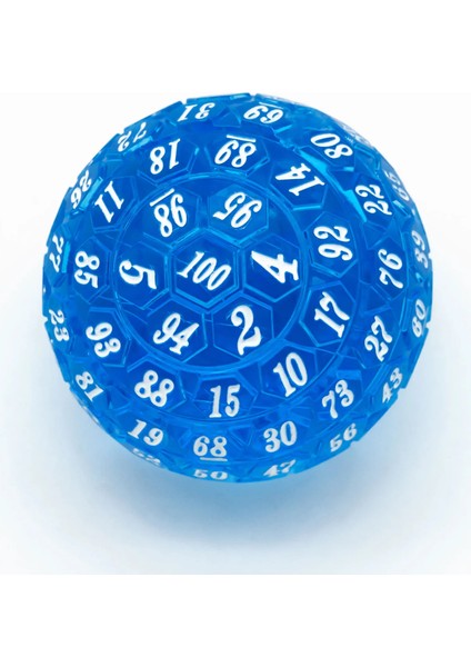 Mavi Stil Ded D100 Rol Yapma Oyunu Için Çokyüzlü Zar Mtg Pathfinder Bar Kulübü Hediye Warhammer Dungeons And Dragons Dnd D&d Dice (Yurt Dışından)