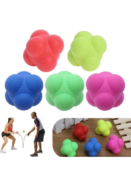 Ds Stili Çeviklik Topu Altıgen Tepki Antrenmana Yönelik Çevik El-Göz Tepkisini Iyileştirme Zıplama Fitness Top Tepki Eğitimi Spor (Yurt Dışından) fiyatları