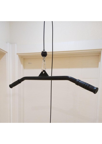 Sadece 40 cm Bar Stili Spor Salonu Ev Pully Kablo Makinesi Ekleri Biceps Triceps Blaster T-Bar Kolu Aşağı Çekme Halat Kürek Makinesi Aksesuarları (Yurt Dışından)