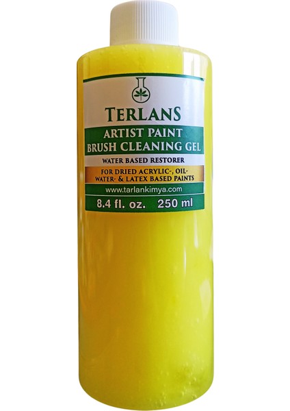 Sanatsal Boya ve Fırça Temizleme Jeli 250 ml