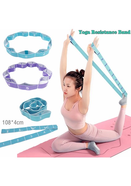 Mor Tarzı 9 Izgaralar Çok Fonksiyonlu Yoga Germe Kemeri Yetişkin Latin Dans Eğitimi Elastik Bantlar Acemi Pilates Direnç Bandı (Yurt Dışından) fiyatları