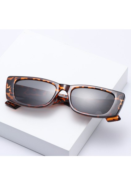 C7 Stili Retro Küçük Dikdörtgen Güneş Kadınlar Popüler Moda Şeker Renk Gözlük Erkekler Kare Güneş Gözlükleri Shades UV400 Koruma (Yurt Dışından)