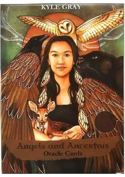 T Stili Sıcak Satış Yüksek Çözünürlüklü Tarot Kartı Fabrikası Yapılan Yüksek Li Tam Ingiliz Parti Kehanet Oyunu-Melekler ve Atalar (Yurt Dışından)
