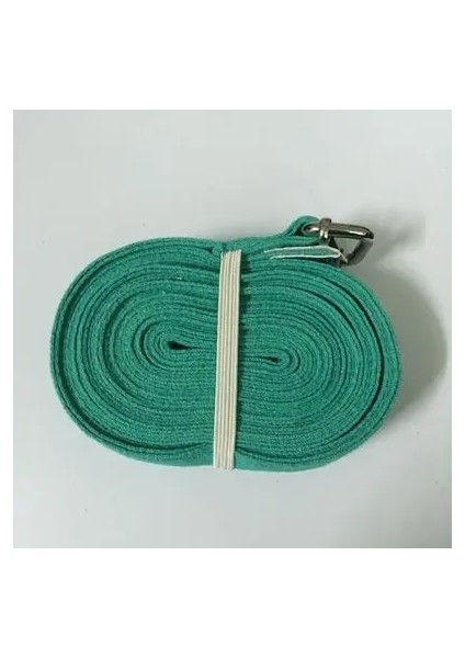 Yeşil Stil Xl Beden Profesyonel Streç Kemer Pamuk Uzatılmış 3 Metre Eterler Yoga Destekli Germe Yoga Ipi (Yurt Dışından)