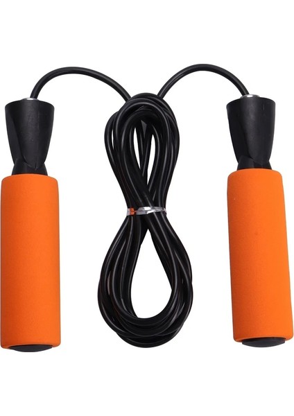 Turuncu Tarzı Fitness Egzersiz Egzersiz Boks Için Erkekler Kadınlar Çocuklar Için Rahat Köpük Kolları ile Atlama Ipi Ayarlanabilir Hız Ipi (Yurt Dışından)