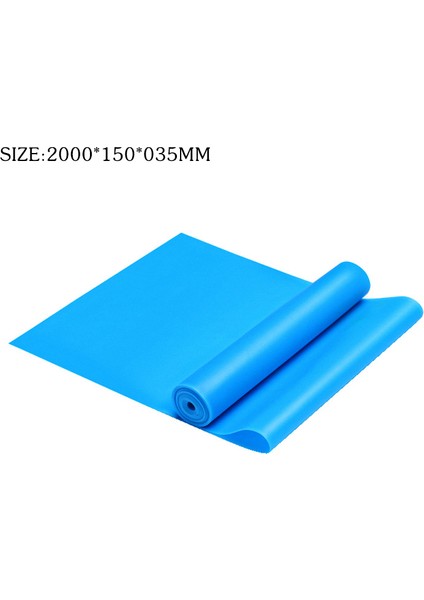 Mavi 2m Tarzı Yoga Egzersiz Salonu Elastik Bant 150CM Lastik Pilates Egzersiz Elastik Bant Kapalı ve Açık Alan Eğitimi Egzersiz Fitness Ekipmanları (Yurt Dışından)