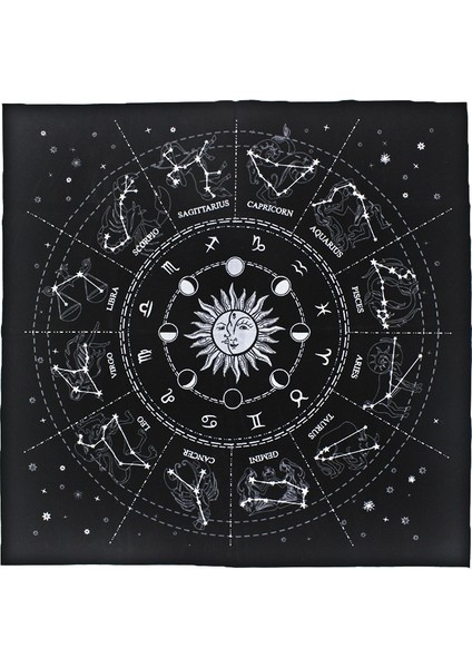 Masa Örtüsü B Tarzı Ins Sıcak Satış Trendy Oracle Kartı Tarot Elektronik Manuel Masa Oyunu ile Tam Ingilizce Versiyonu Masa Oyunu Gotik Yazı Tipi Hediye (Yurt Dışından)