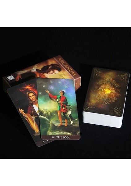 Masa Örtüsü B Tarzı Ins Sıcak Satış Trendy Oracle Kartı Tarot Elektronik Manuel Masa Oyunu ile Tam Ingilizce Versiyonu Masa Oyunu Gotik Yazı Tipi Hediye (Yurt Dışından) fırsatları