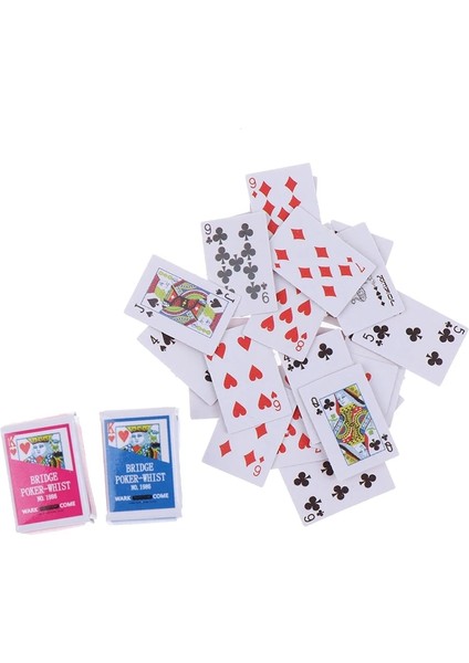 PKP-0002-A Stili Mini Sevimli Oyun Kartları Bebekler Için Minyatür 1:12 Minyatür Oyunlar Poker Kart Oyunu Bebekler Için Plastico Aksesuar Ev Dekorasyonu (Yurt Dışından) modelleri