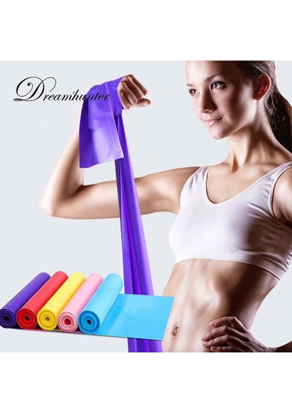 Sarı Stil 15CM Direnç Bantları Mevcut Lateks Spor Salonu Gücü Kas Eğitimi Yoga Lastik Bantlar Fitness Güç Ağırlık Streç Kemerler (Yurt Dışından) fiyatları